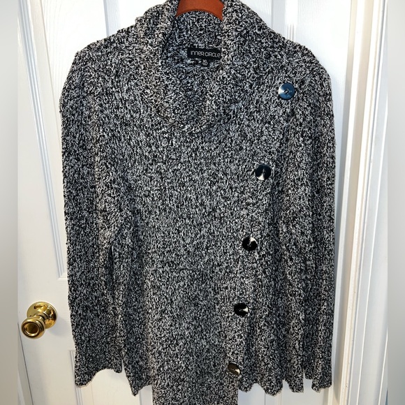 Inner Circle Cowl Neck Marled Sweater Sz XL - Picture 3 of 8